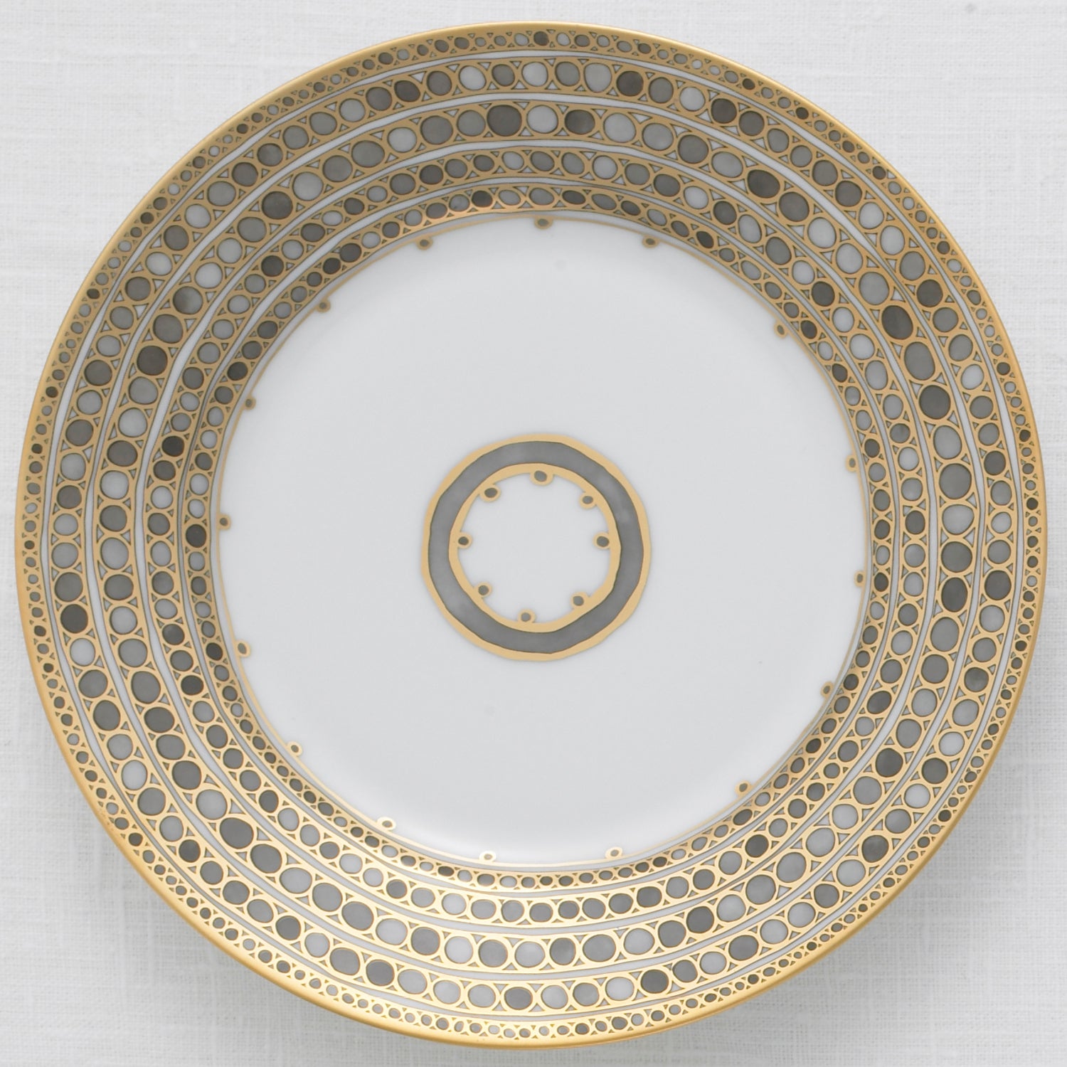 Syracuse Taupe Dessert Plate 8.25"