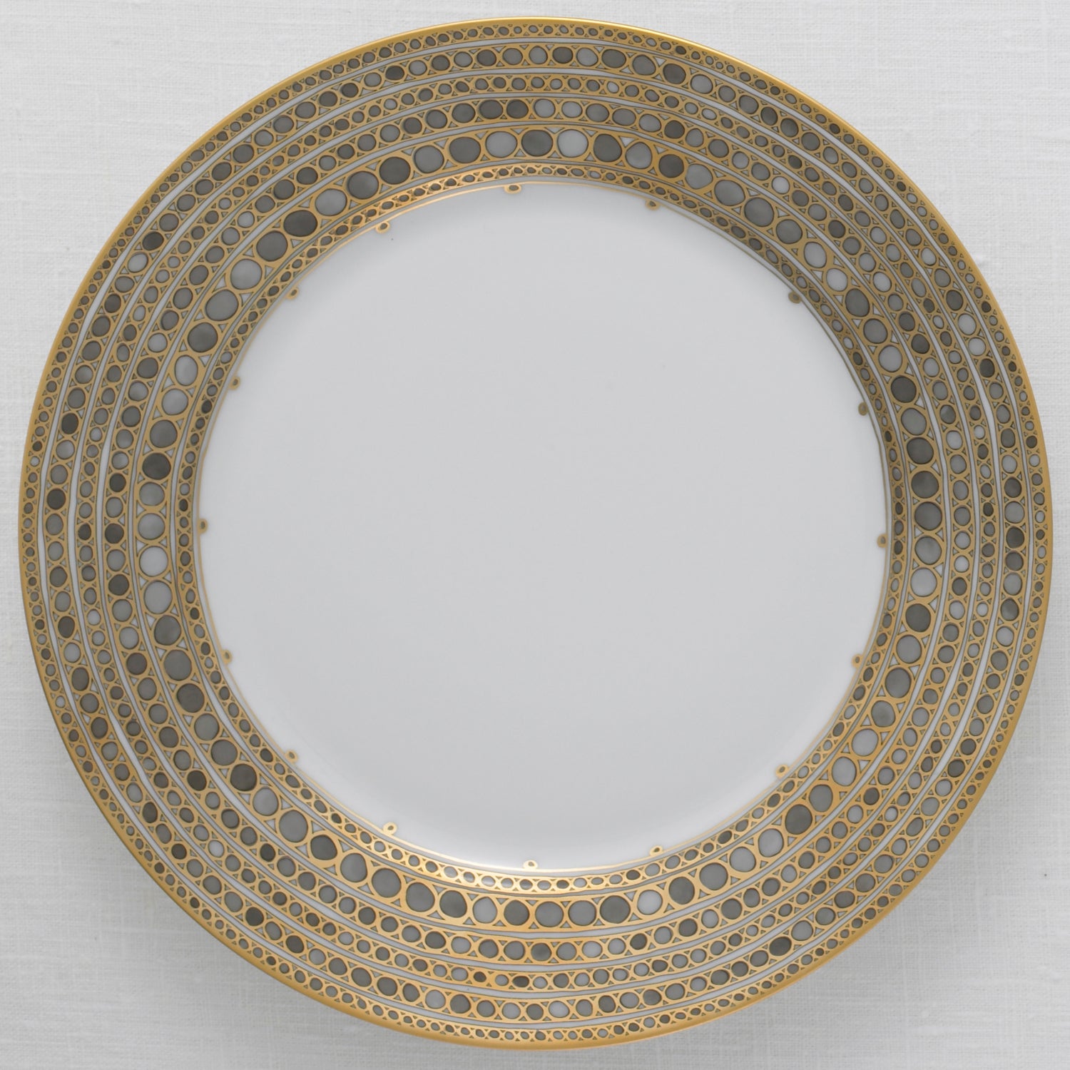 Syracuse Taupe Dinner Plate 11"