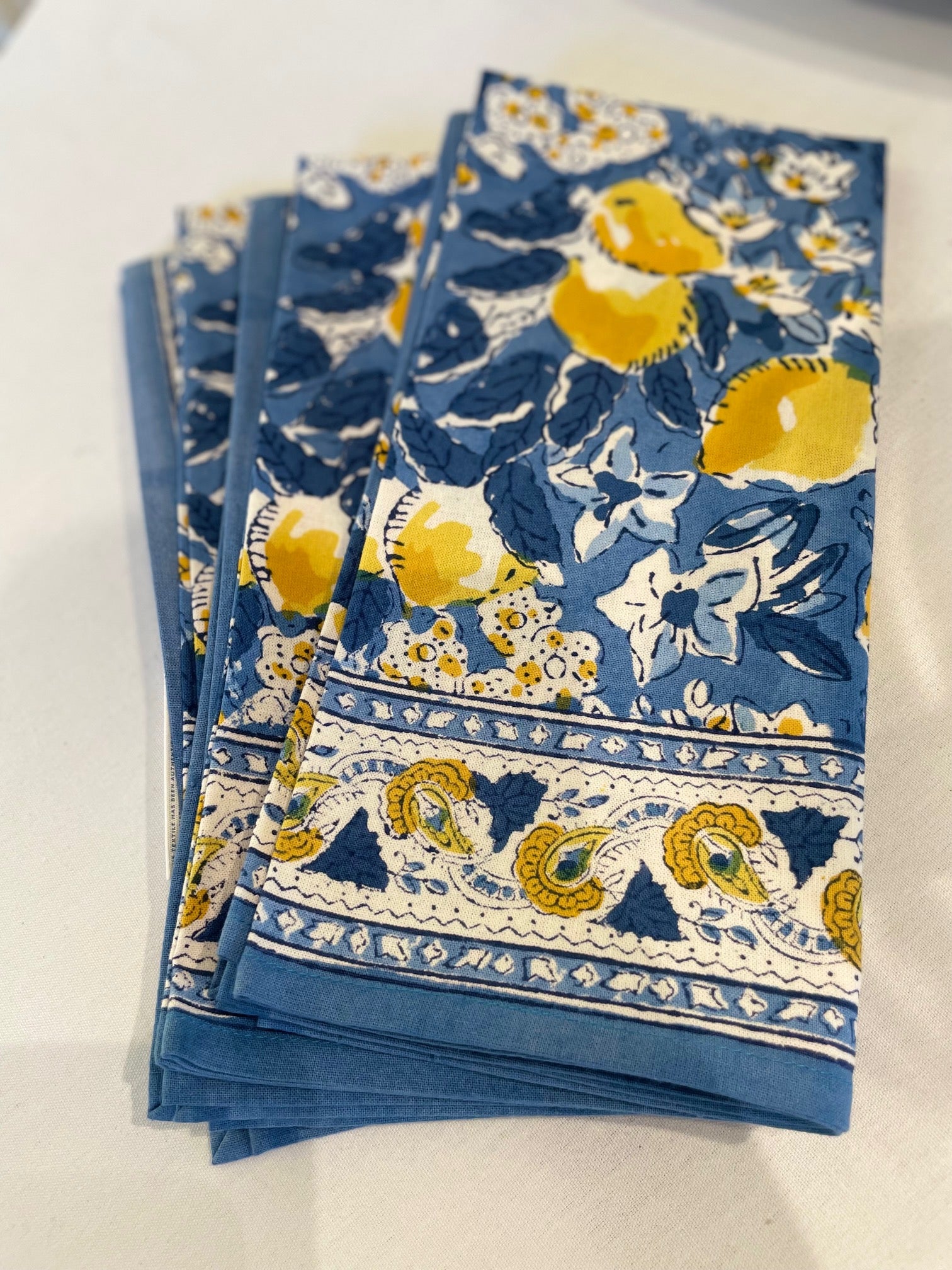 Lemon Grove Napkins Set 4