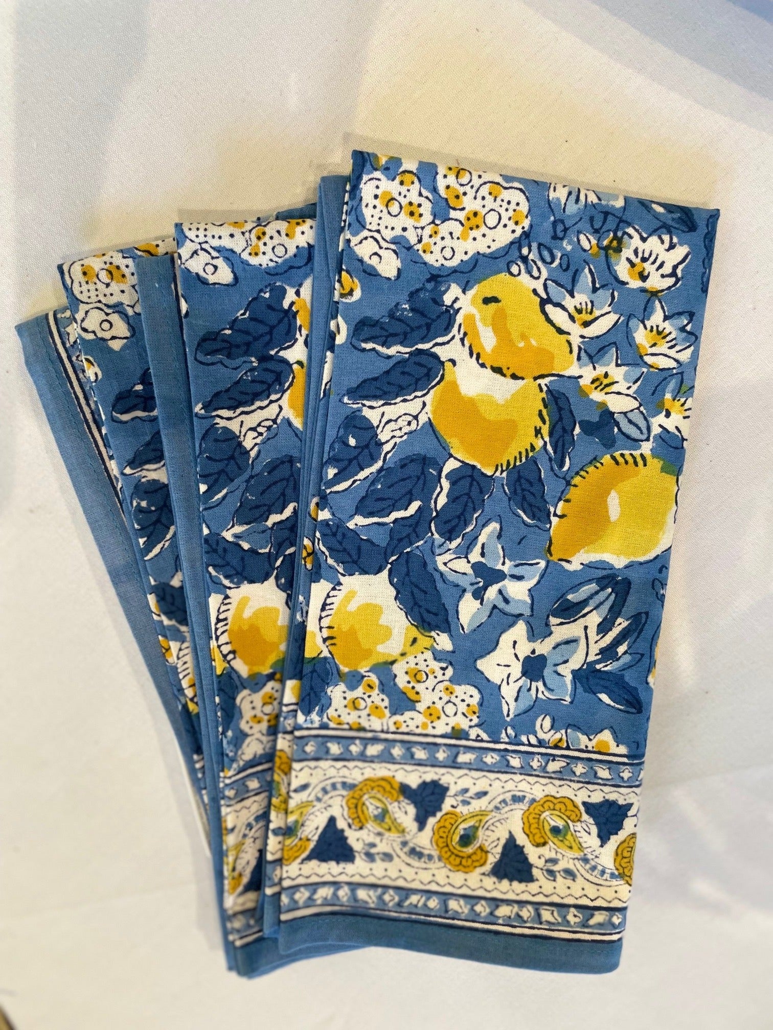 Lemon Grove Napkins Set 4