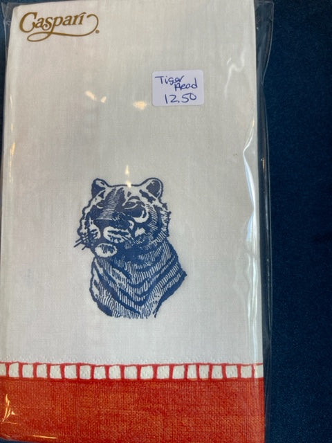 Tiger Head Guest Towels
