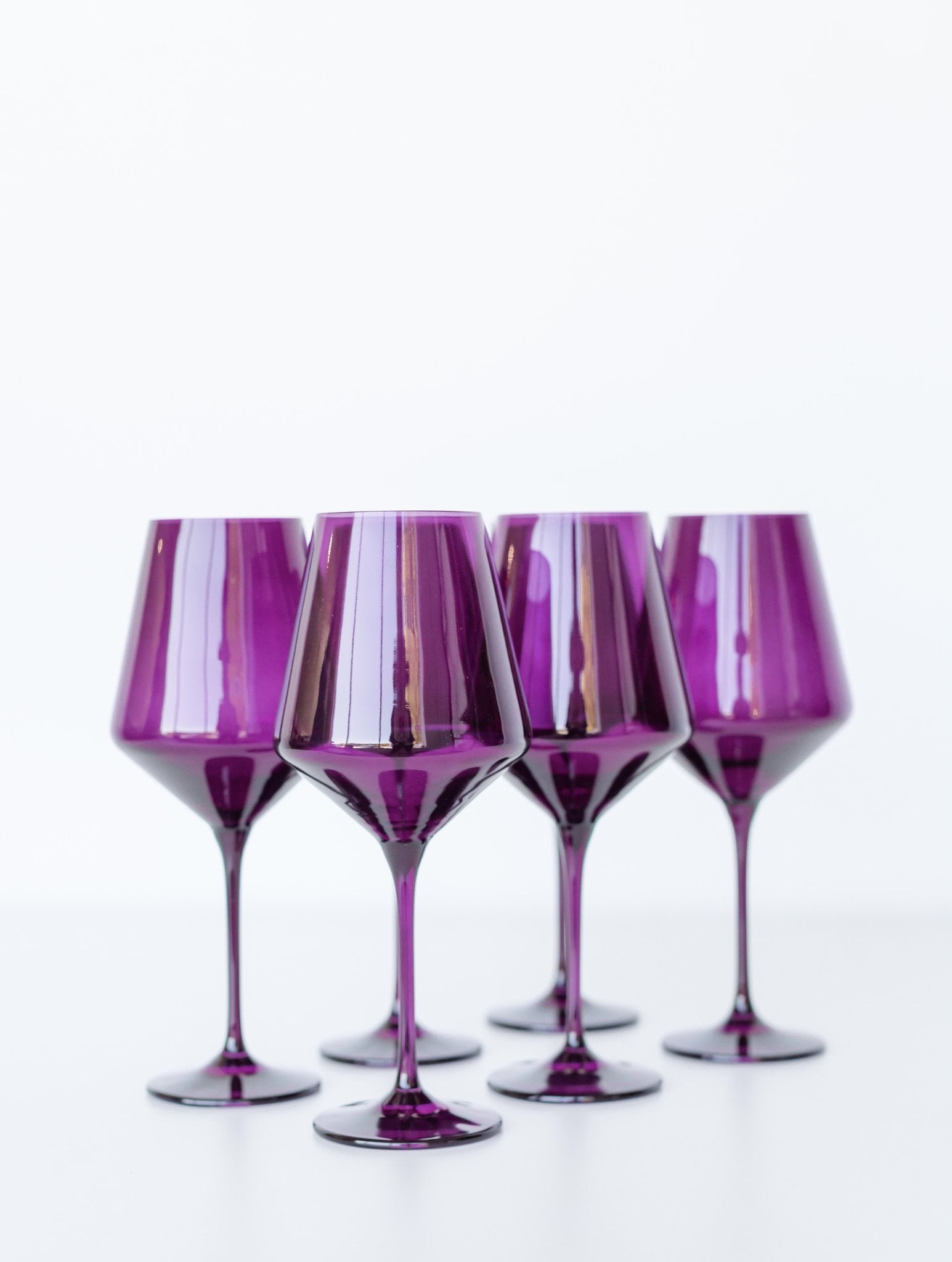 Estelle Colored Wine Stemware - Set of 6