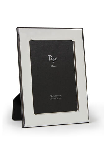 Silverplate Frame Wide Border Plain 8x10