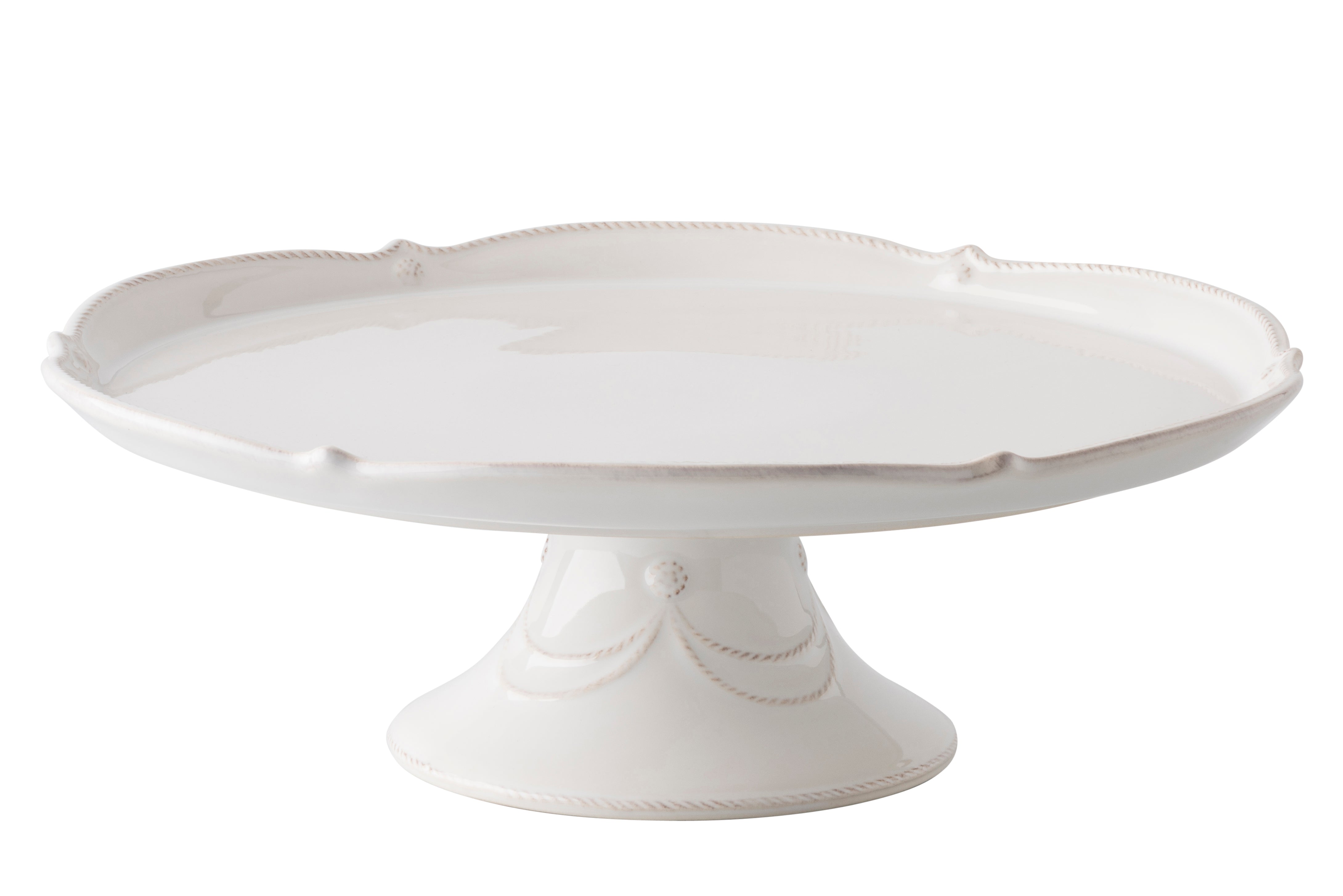 Juliska Berry & Thread Whitewash 14" Cake Stand