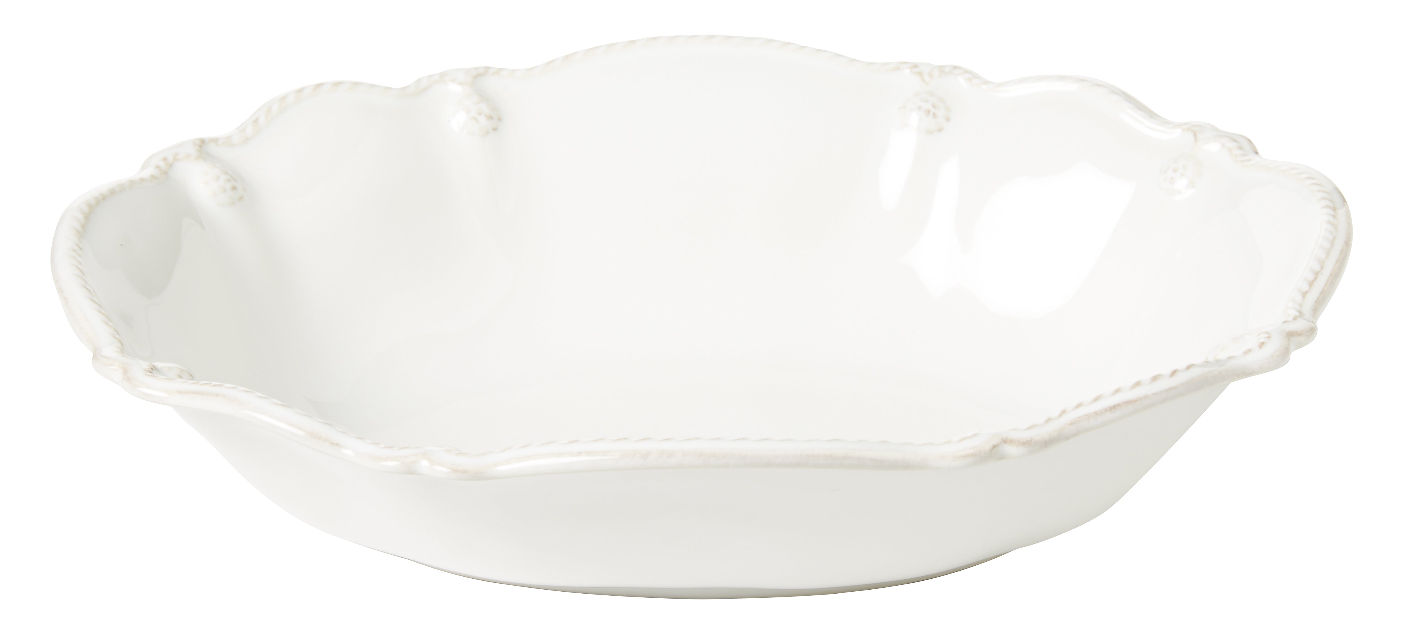 Juliska Berry & Thread Whitewash 10" Oval Serving Bowl