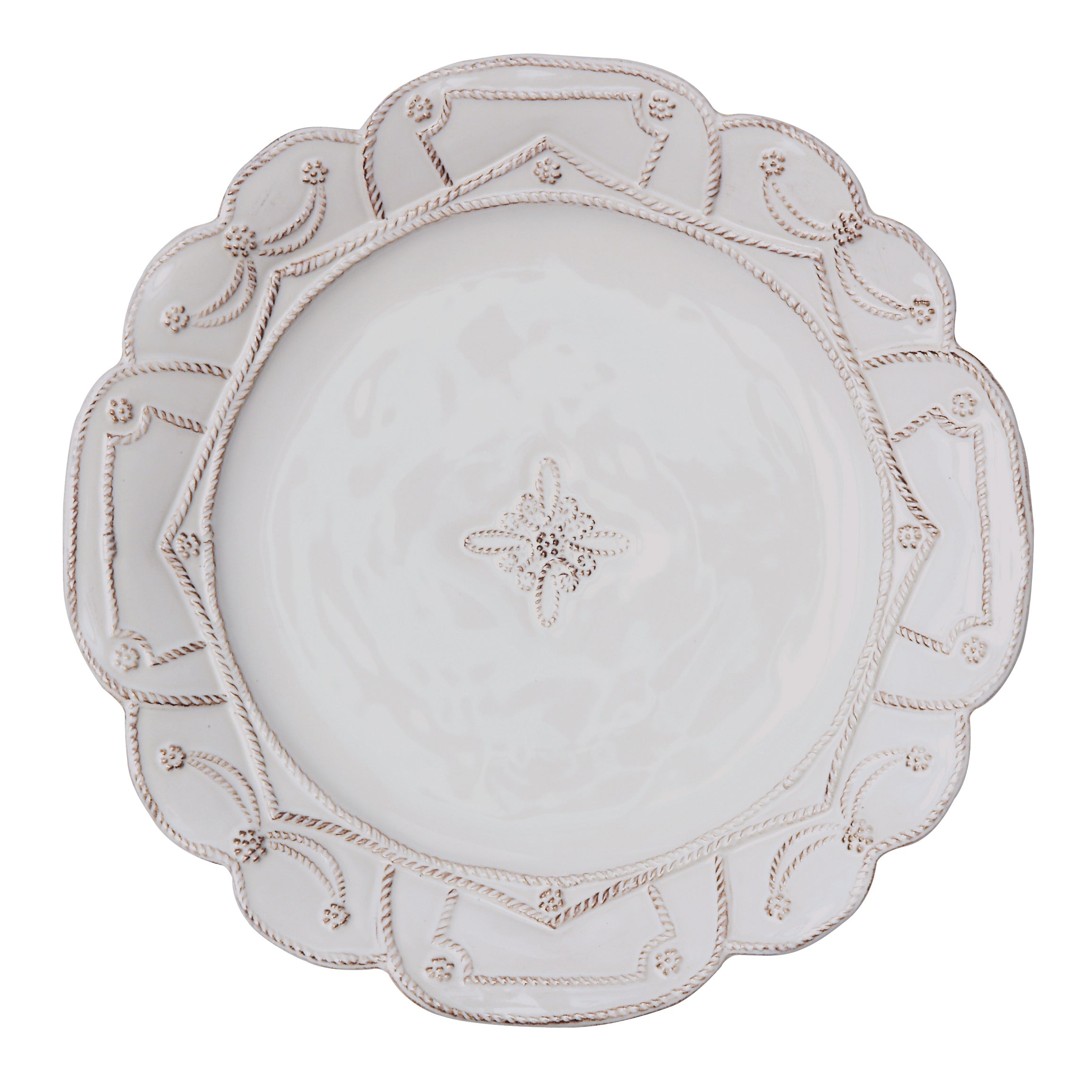 Juliska Jardins du Monde Whitewash Dinner Plate