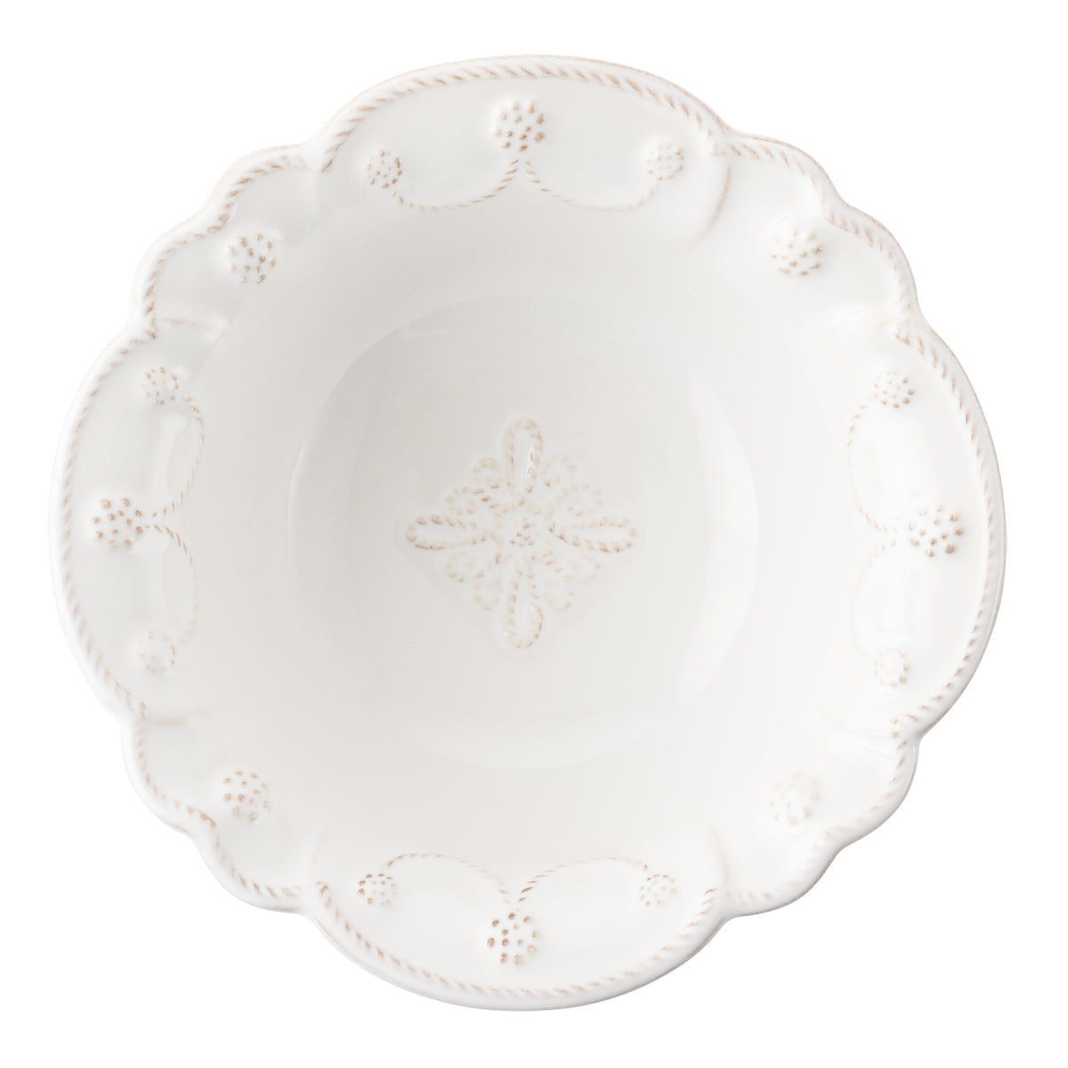 Juliska Jardins du Monde Whitewash Cereal/Ice Cream Bowl