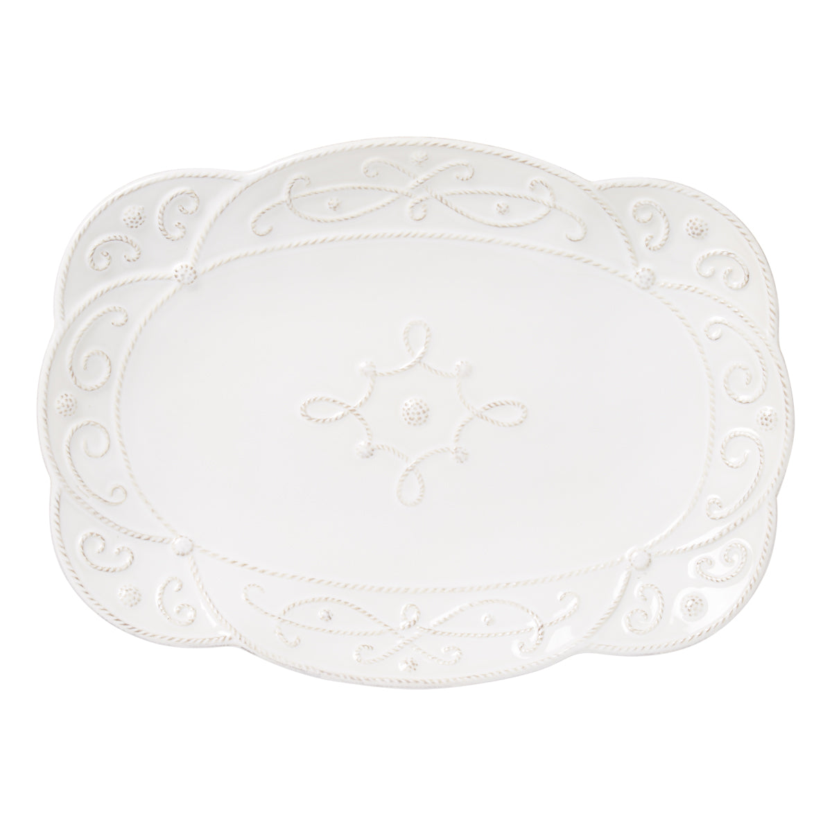 Juliska Jardins du Monde Whitewash 15" Platter