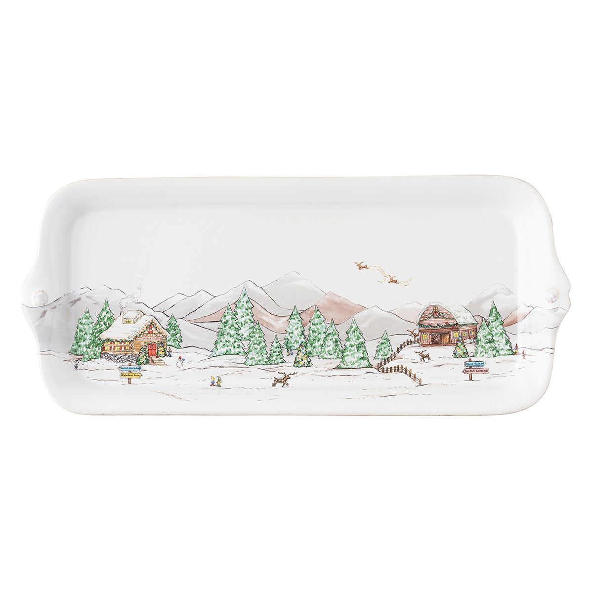 Juliska Berry & Thread North Pole Hostess Tray