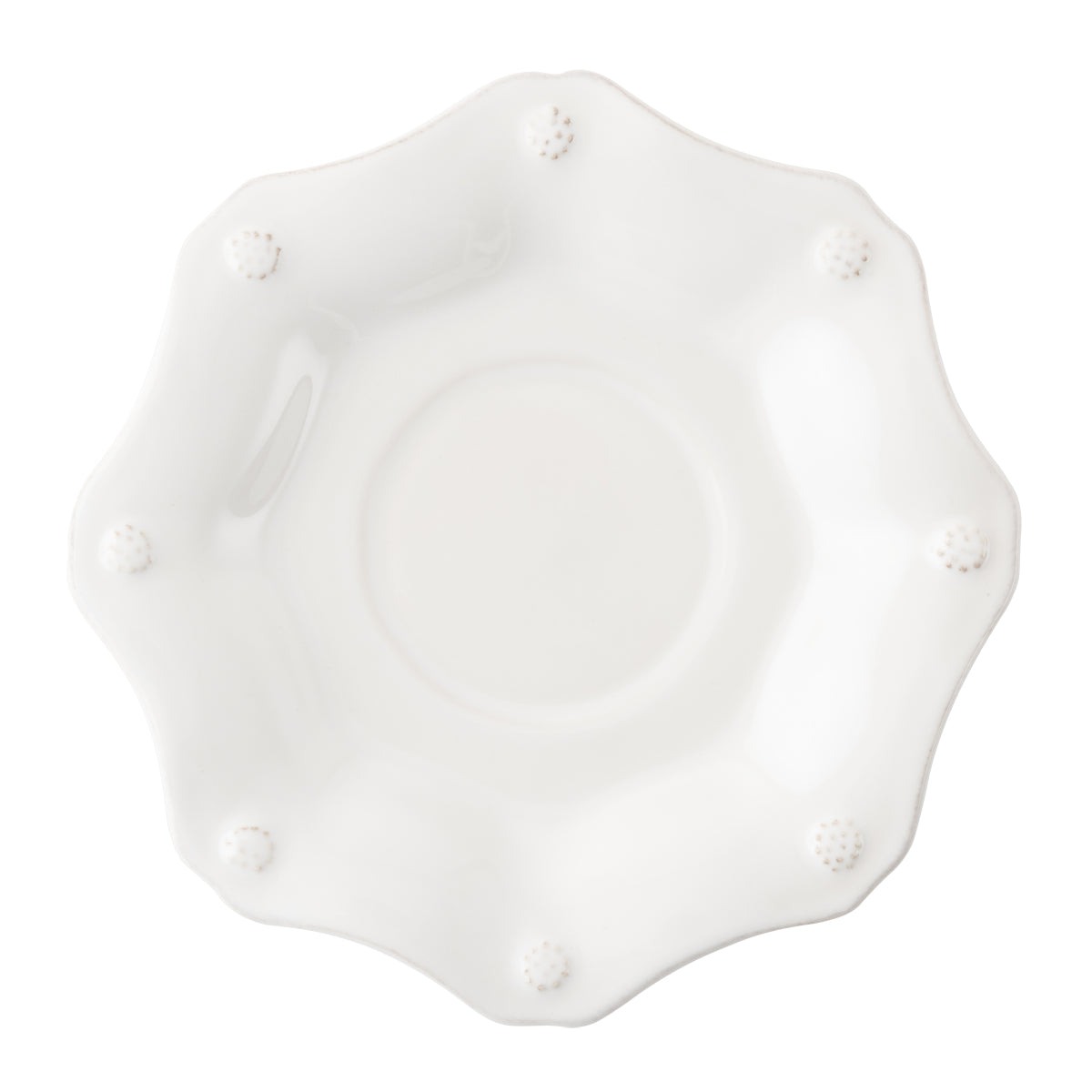 Juliska Berry & Thread Whitewash Scallop Saucer