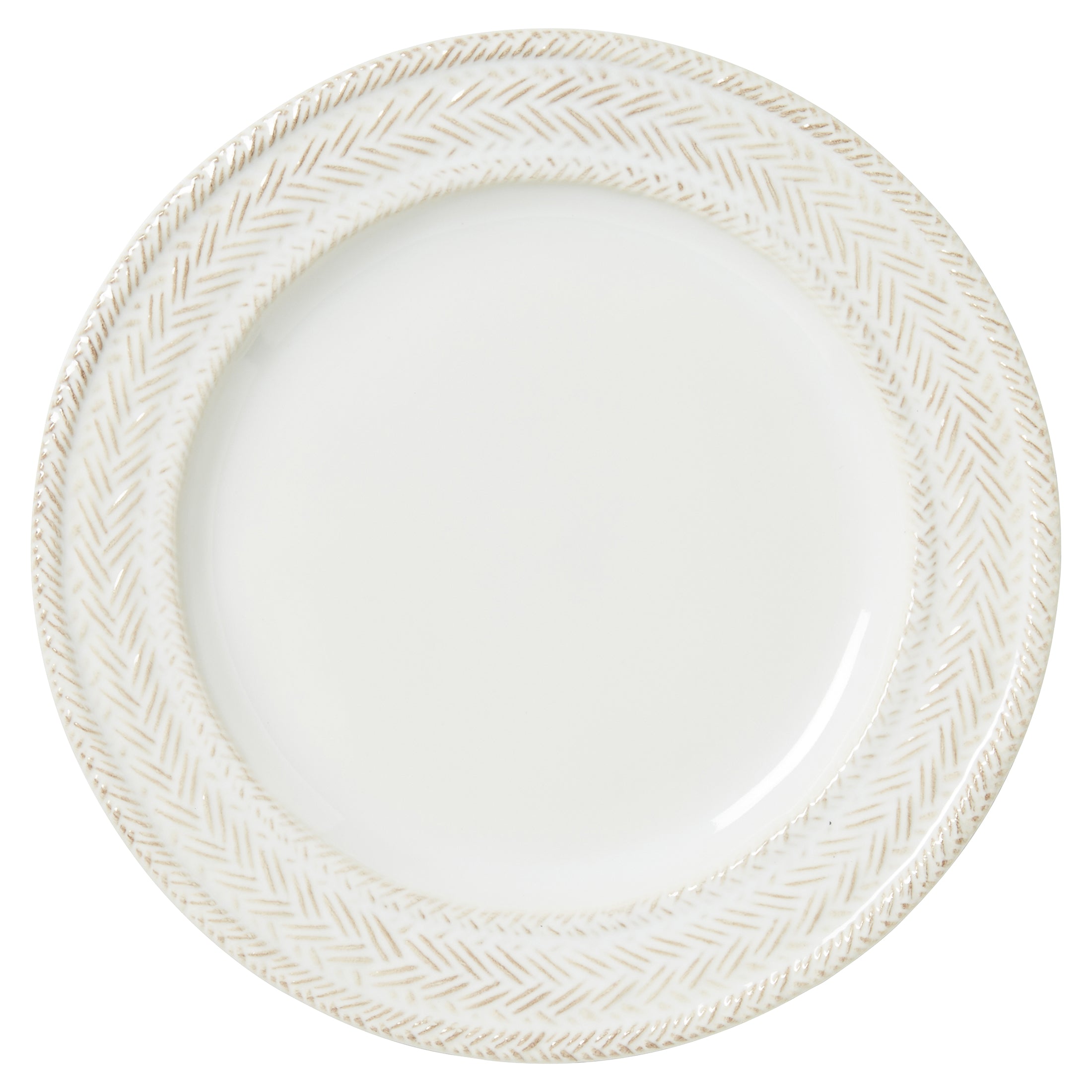 Juliska Le Panier Whitewash Dessert/Salad Plate