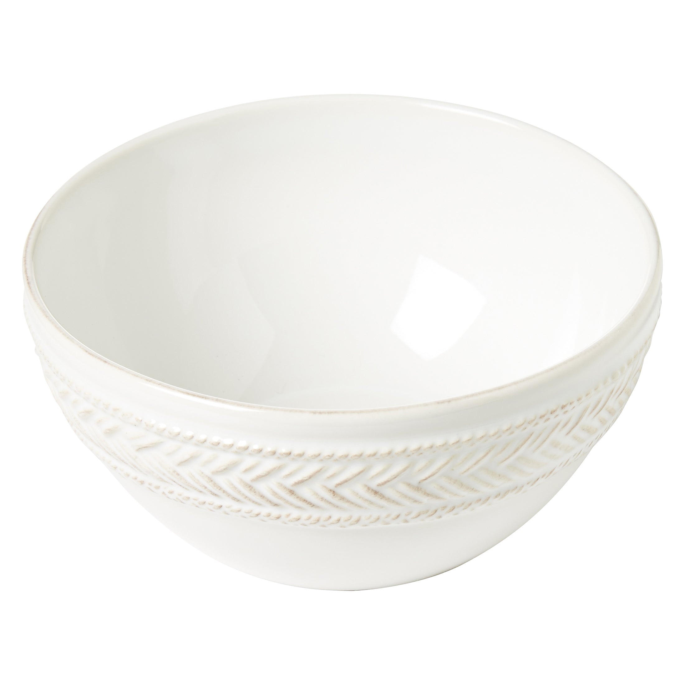 Juliska Le Panier Whitewash Cereal/Ice Cream Bowl