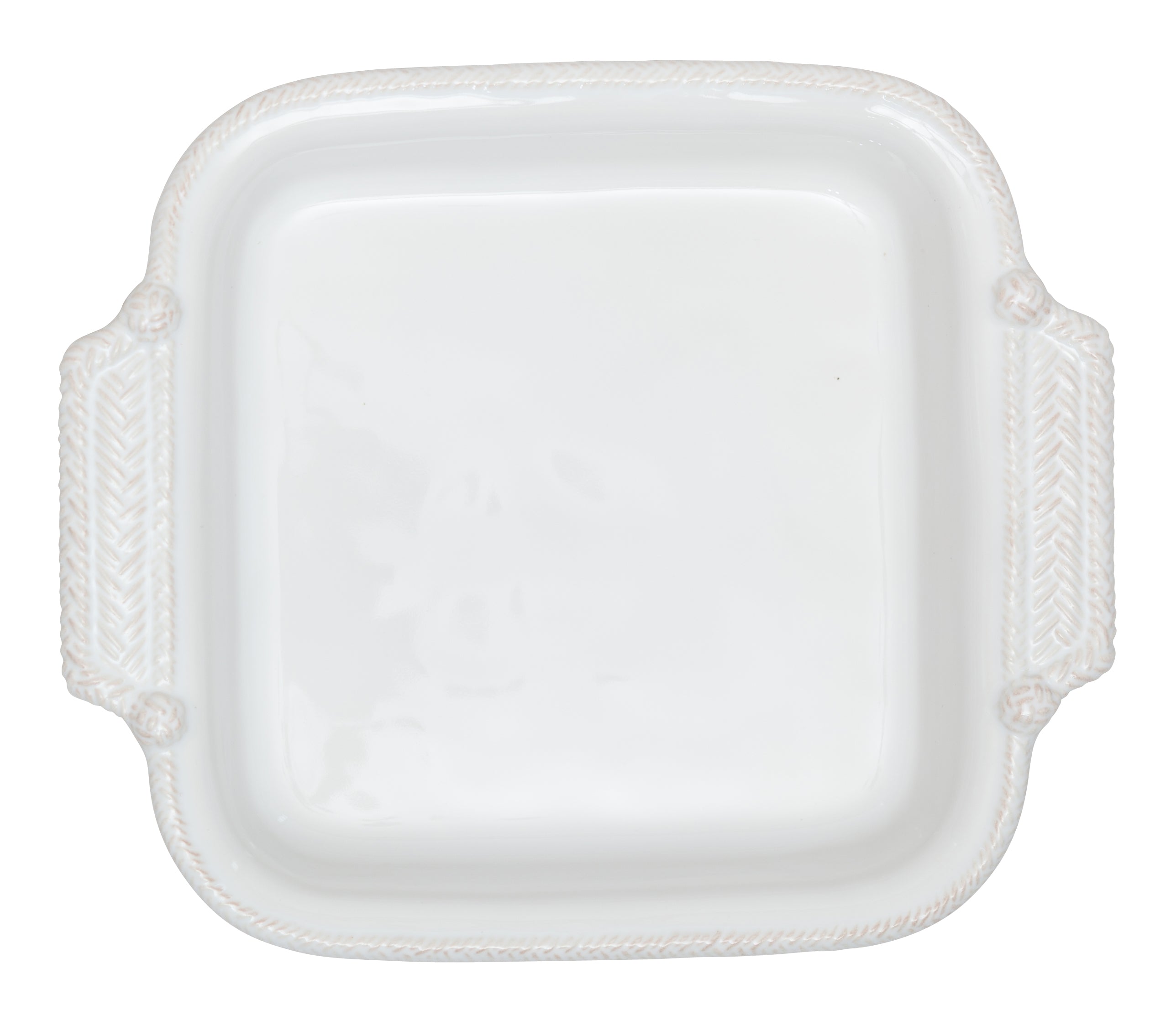 Juliska Le Panier Whitewash Square Baker