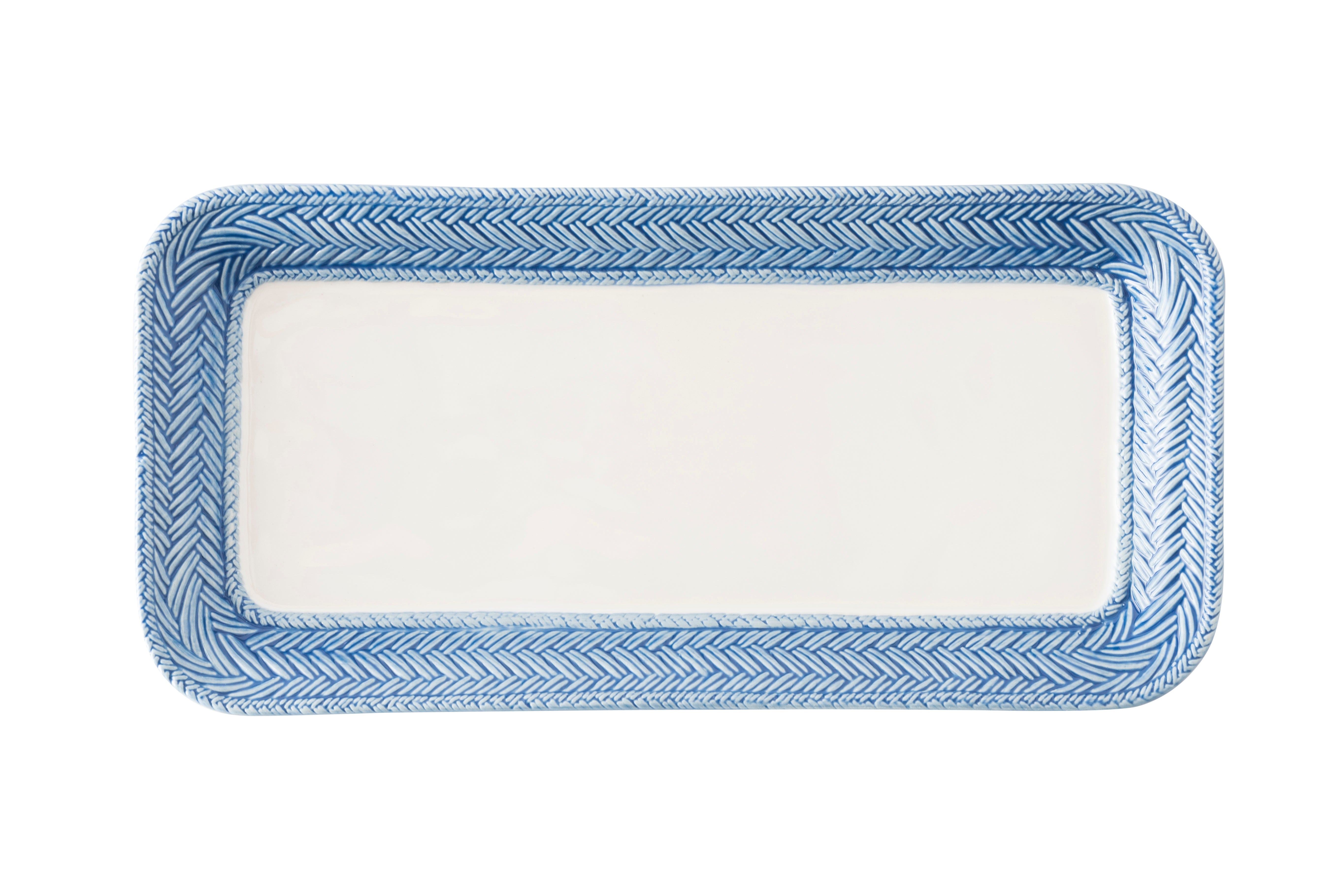 Juliska Le Panier White/Delft Hostess Tray