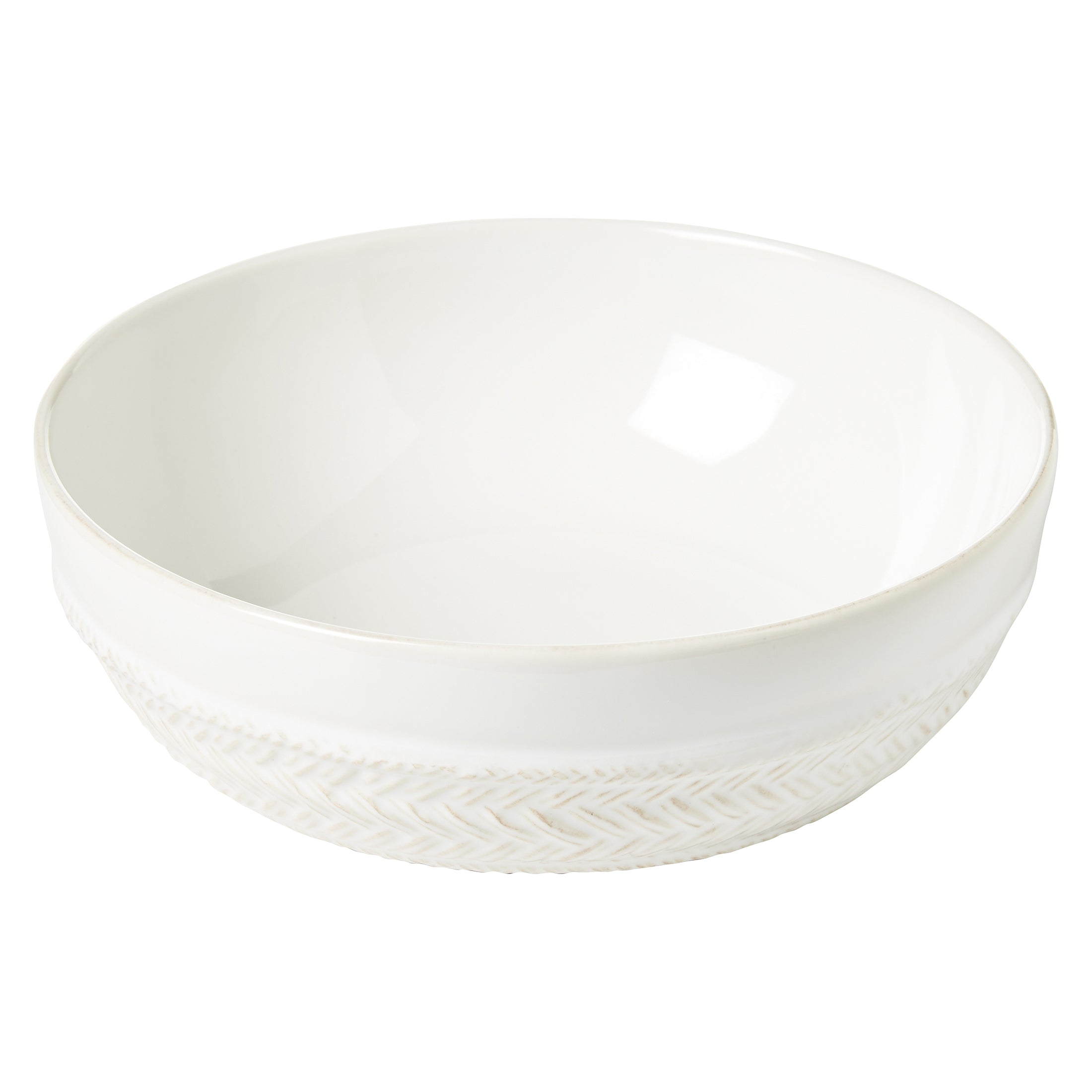 Juliska Le Panier Whitewash Coupe Pasta/Soup Bowl