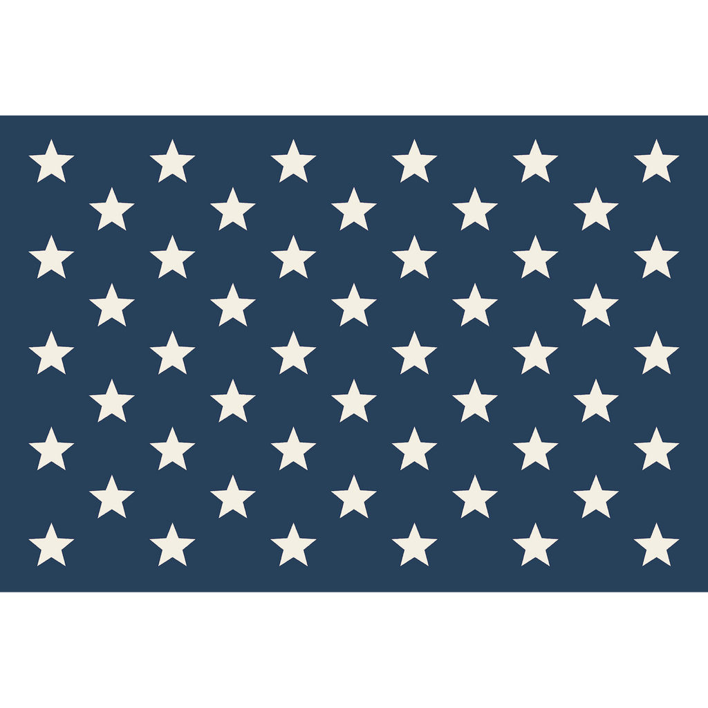 Stars on Blue Paper Placemat