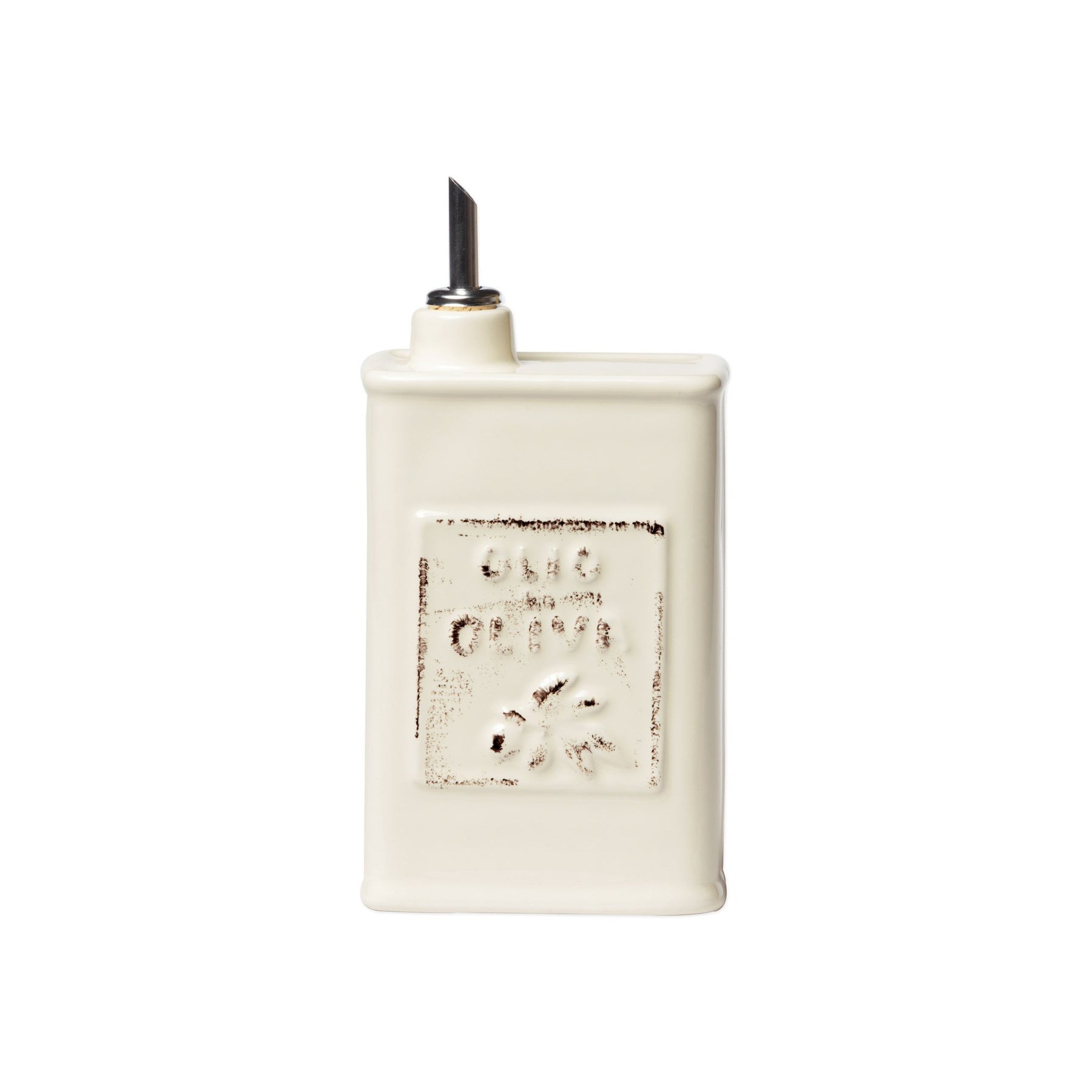 Lastra White Olive Oil Can