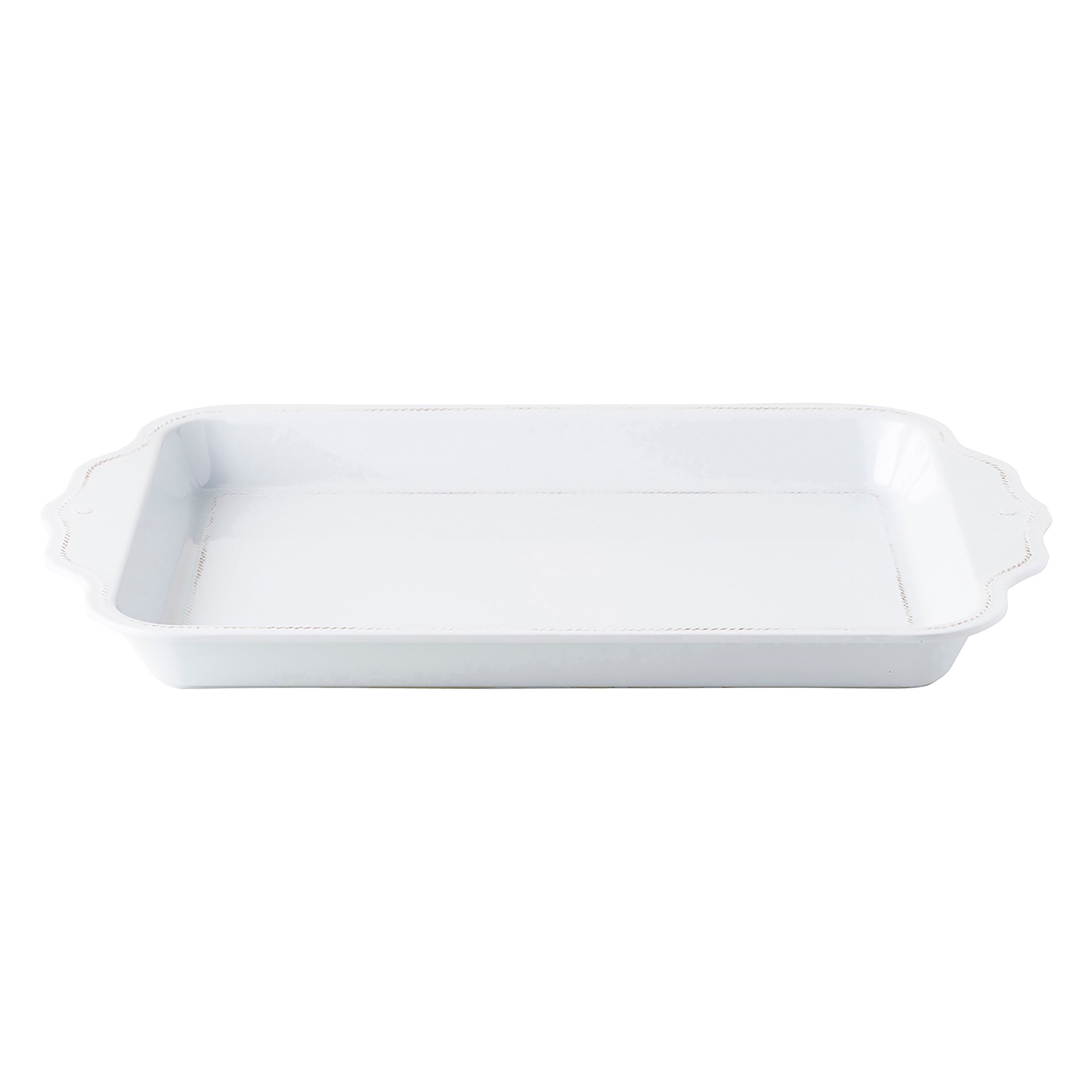 Juliska B&T Melamine Whitewash 24" Handled Tray