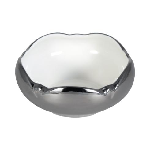Pickard Metropolitan Platinum White Tulip Bowl