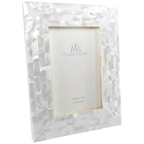 White Mother of Pearl Frame 5x7