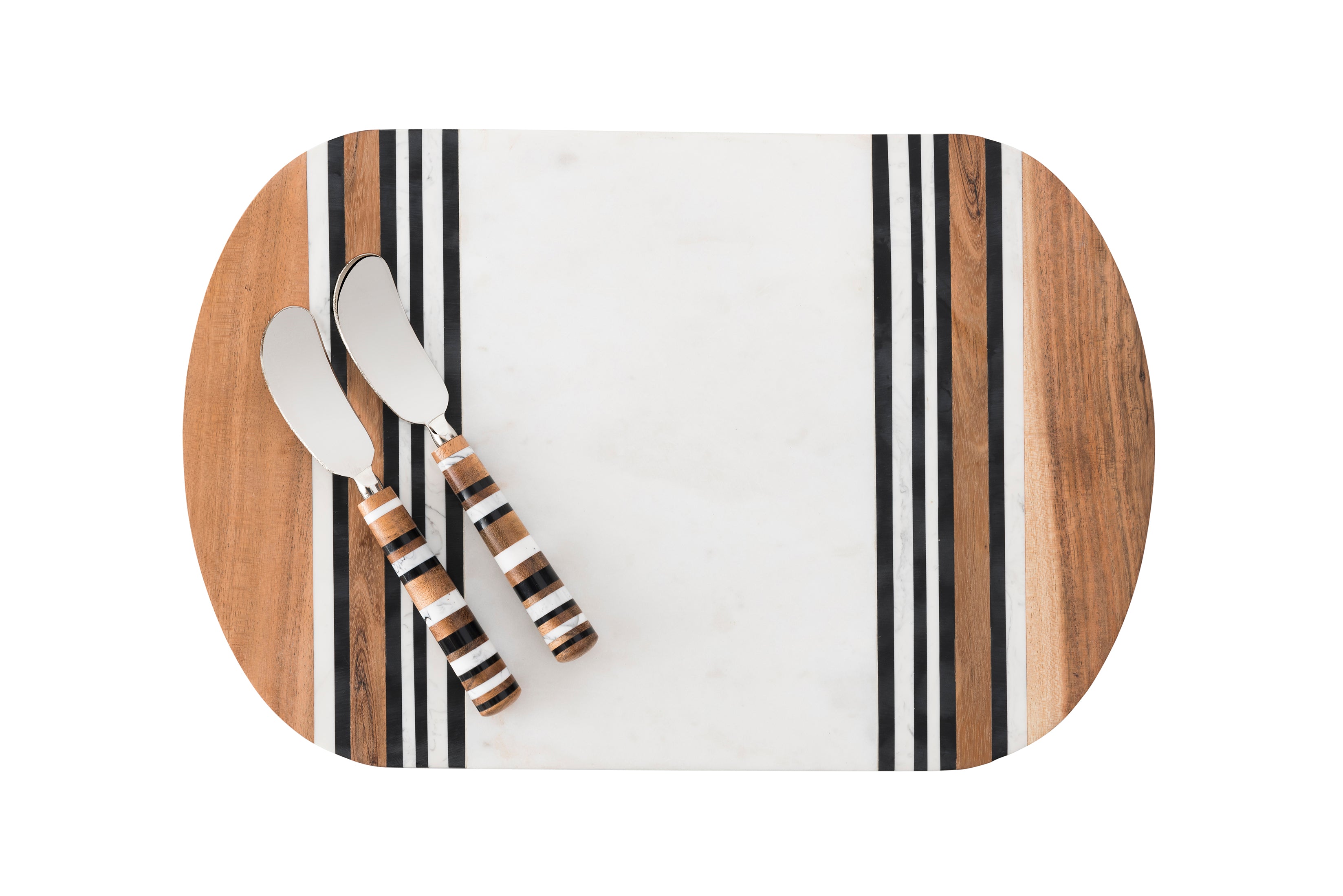 Juliska Stonewood Stripe Serving Board & Spreader