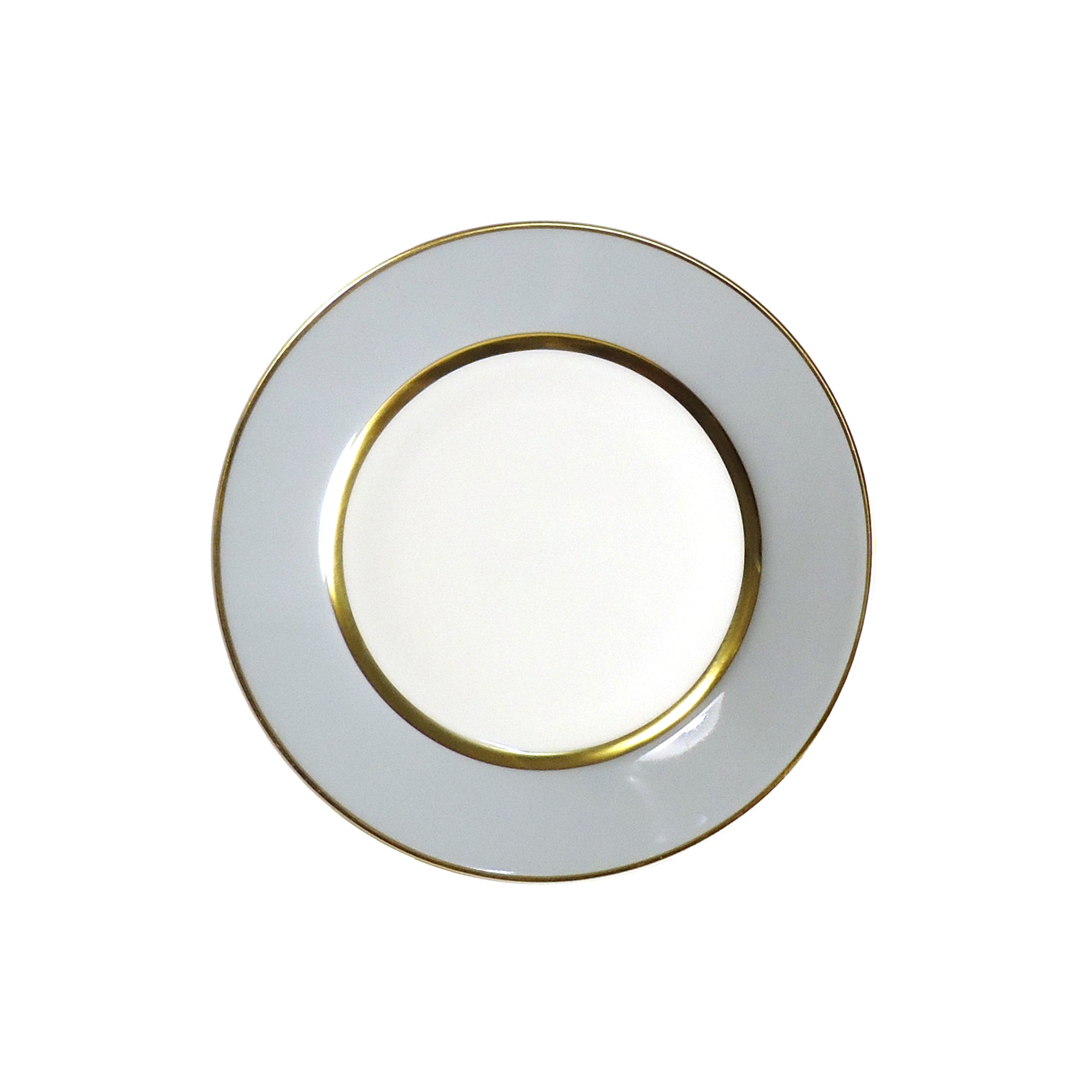 Mak Grey Gold Dessert Plate