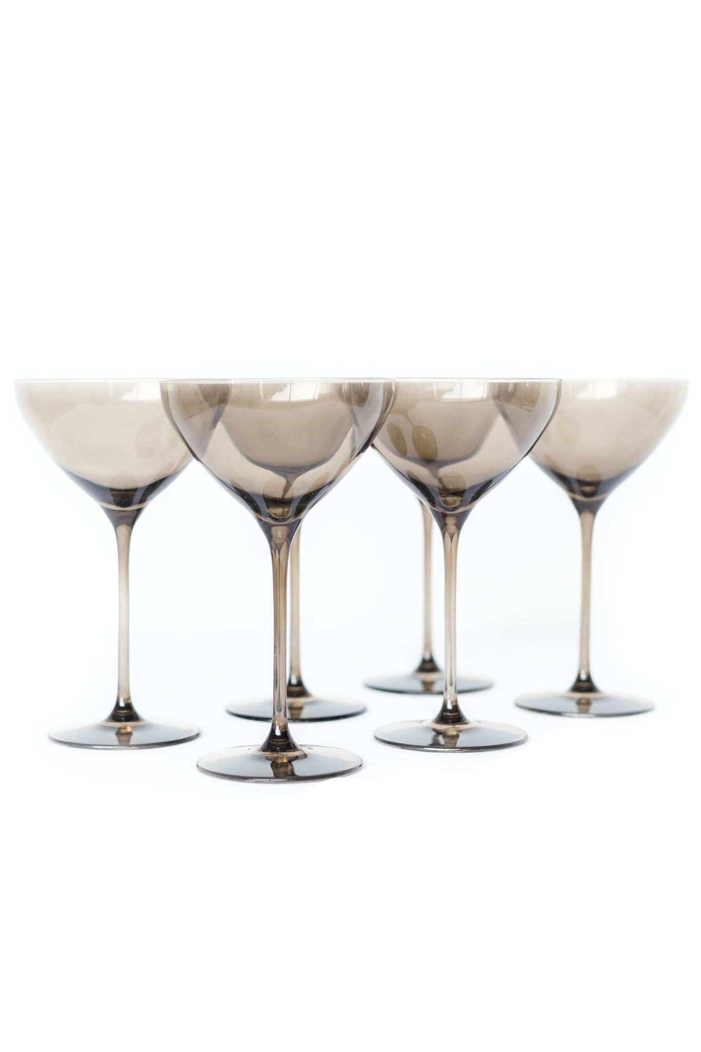 Estelle Colored Martini Glass - Set 6