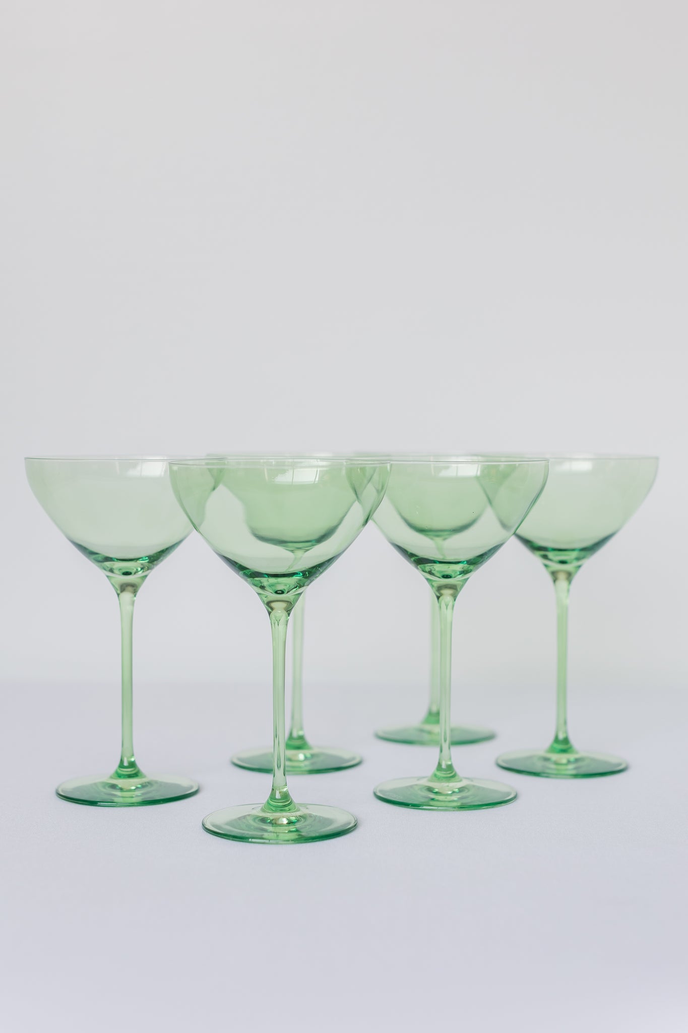 Estelle Colored Martini Glass - Set 6