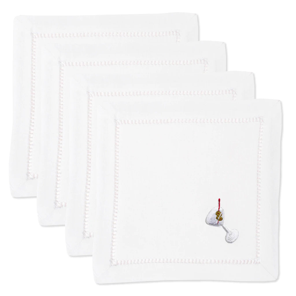 Cocktail Napkins Martini set/4
