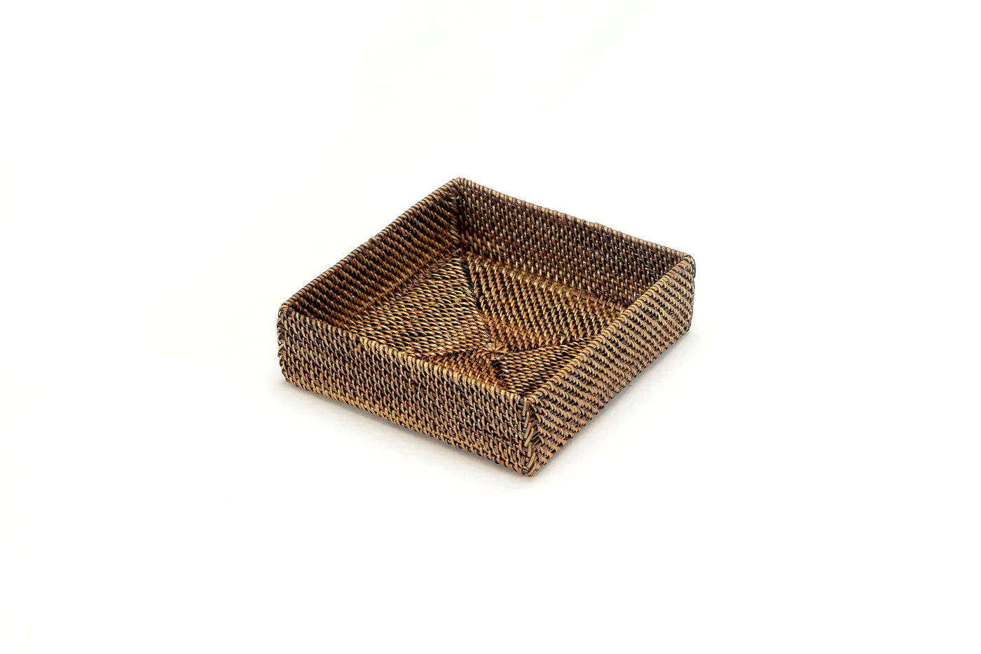 Luncheon Napkin Holder, 7.25" sq x 2.25" H