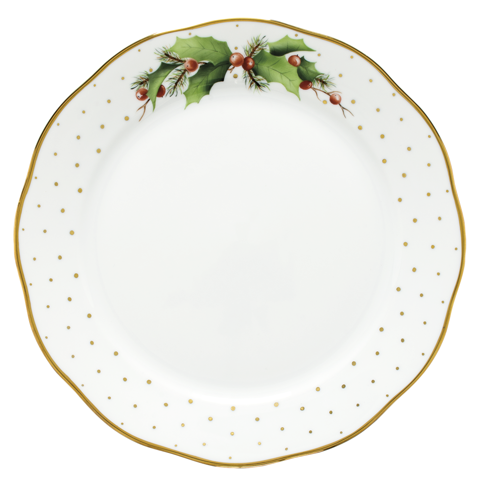 Winter Shimmer Dinner Plate 10.5"d