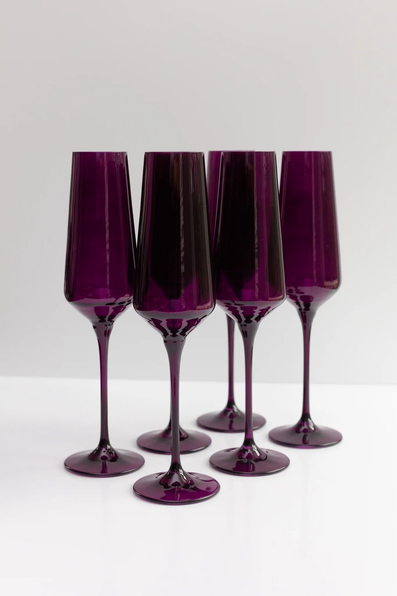 Estelle Colored Champagne Flute - Set of 6