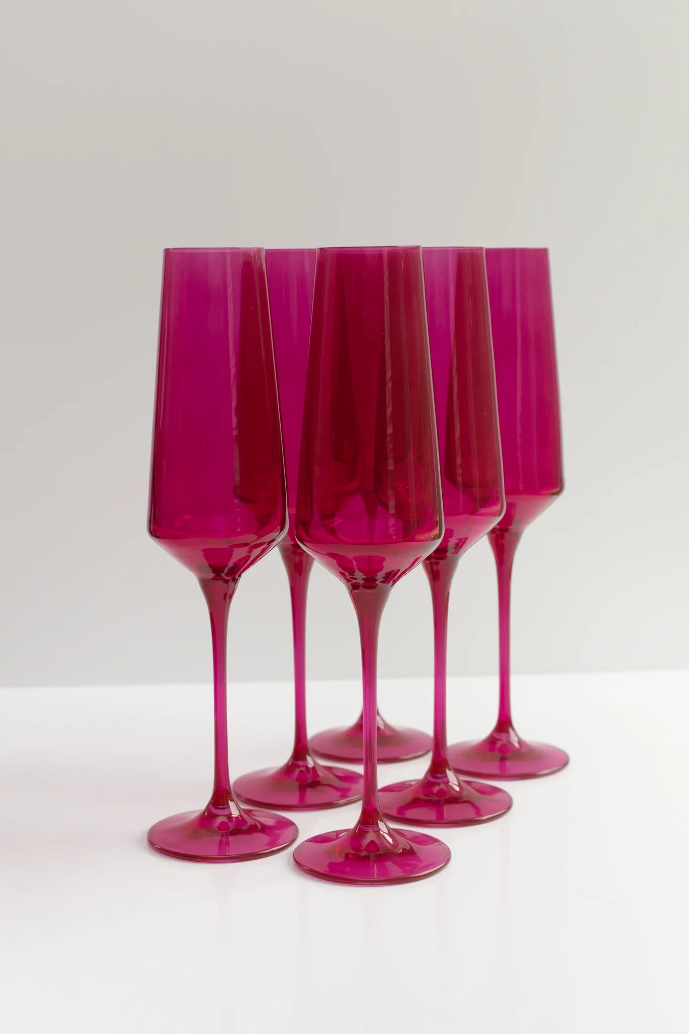 Estelle Colored Champagne Flute - Set of 6