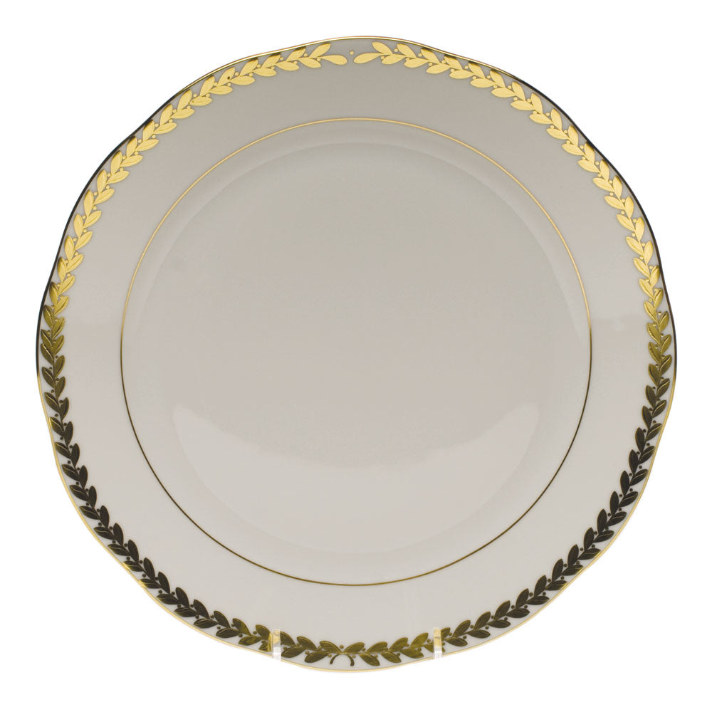 Herend Golden Laurel Dinner Plate 10.5"d