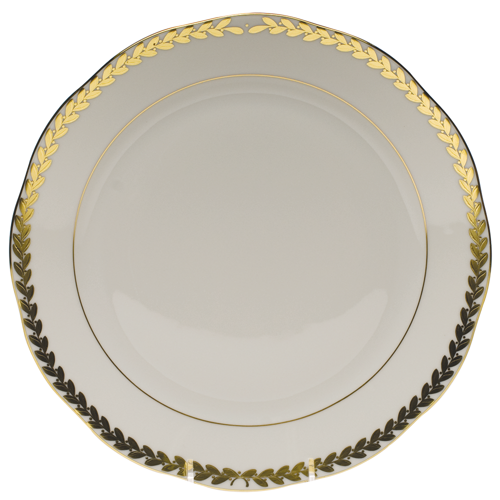 Golden Laurel Dinner Plate