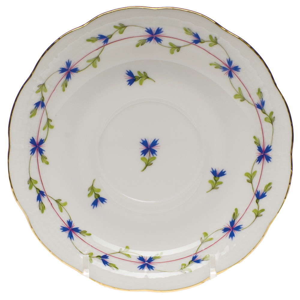 Blue Garland Tea Saucer