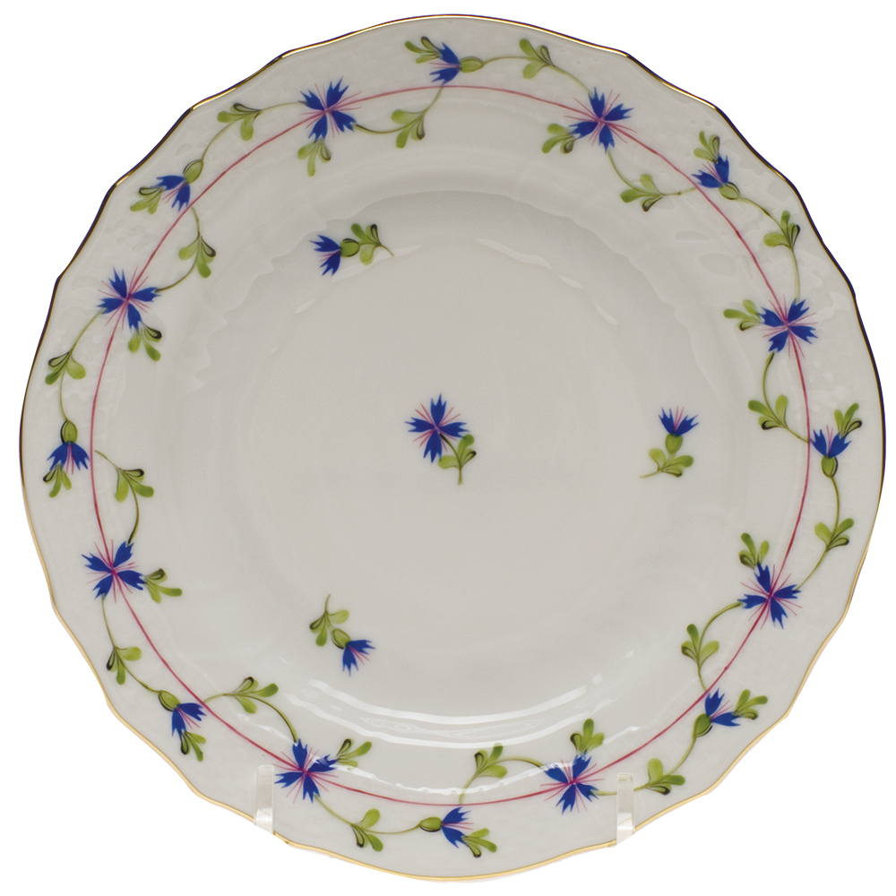 Blue Garland Bread And Butter Plate