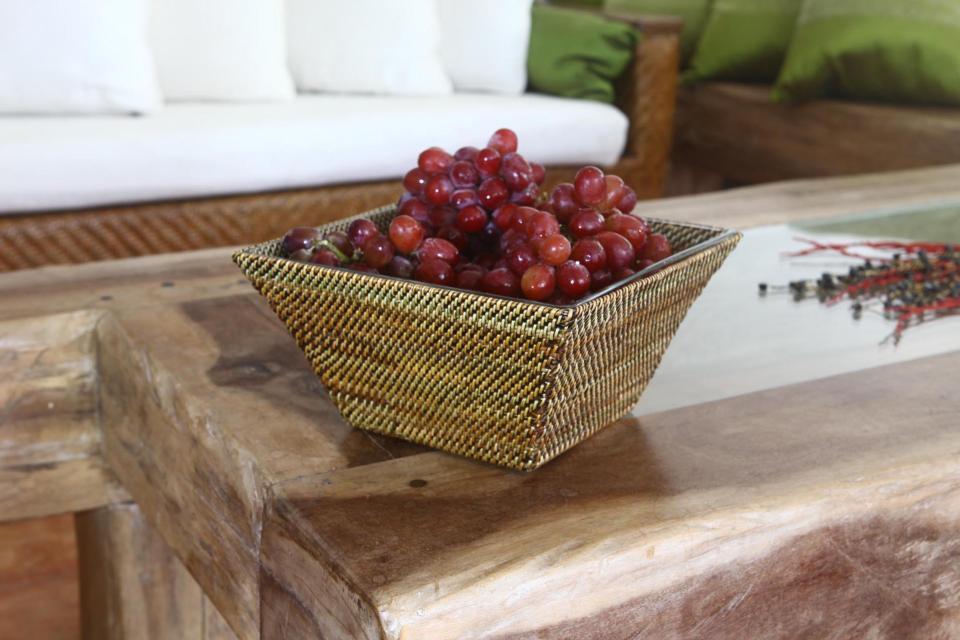 Square Decorative Centerpiece with Glass