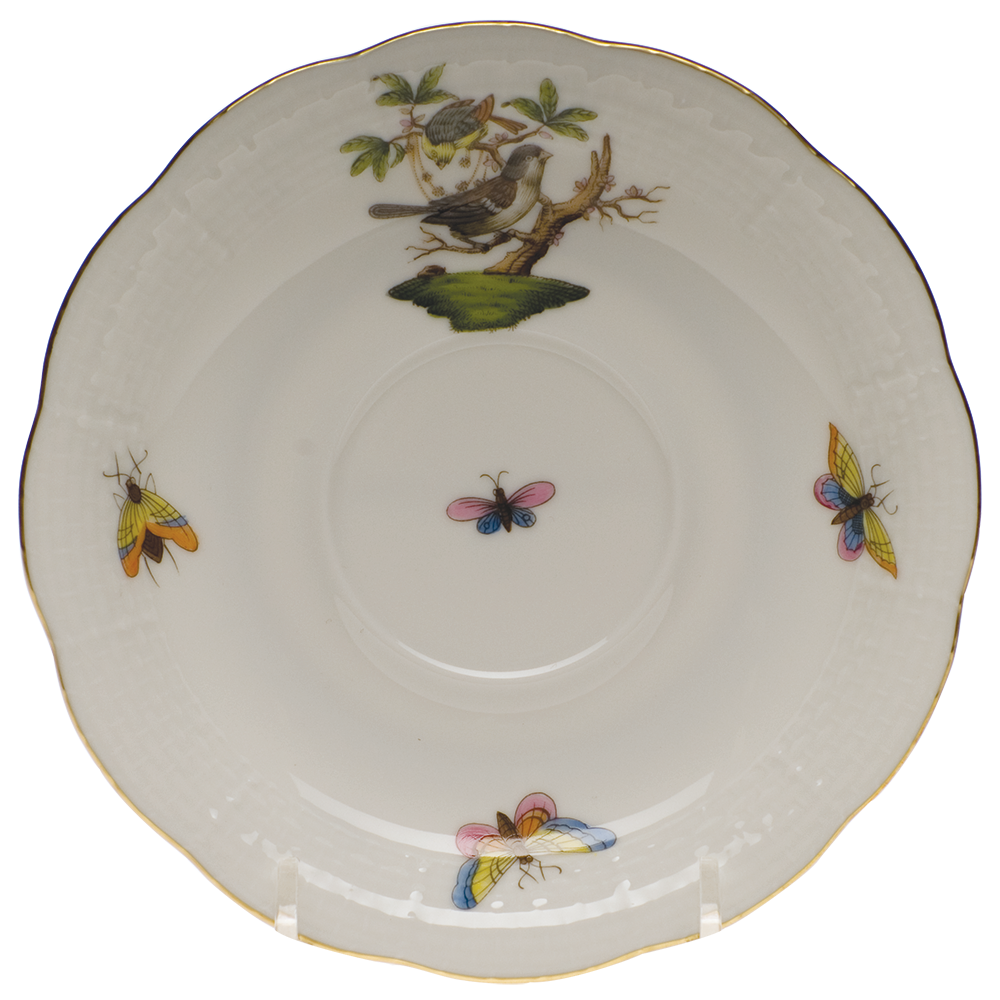 Rothschild Bird Tea Saucer - Motif 01 6"d