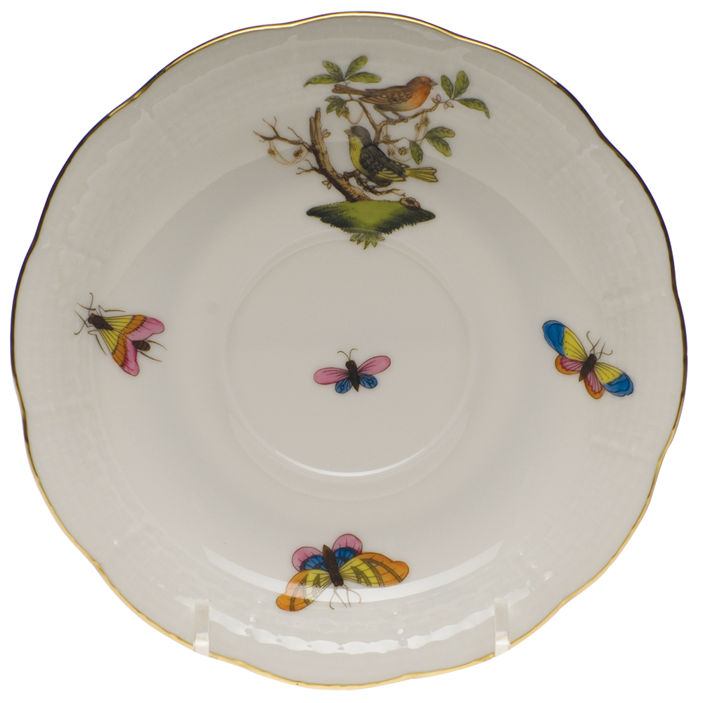 Rothschild Bird Tea Saucer - Motif 03 6"d