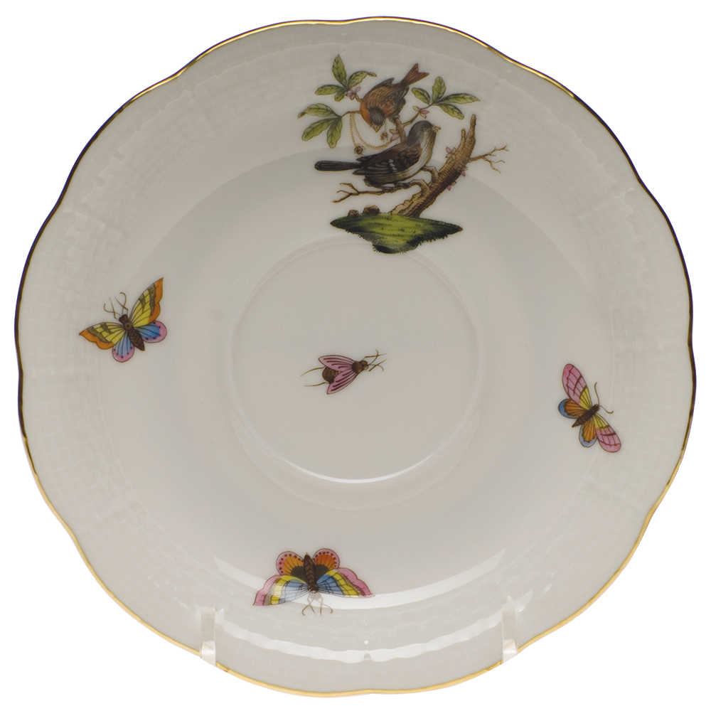 Rothschild Bird Tea Saucer - Motif 04 6"d