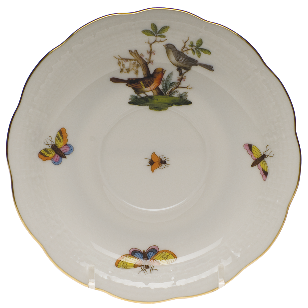 Rothschild Bird Tea Saucer - Motif 05 6"d