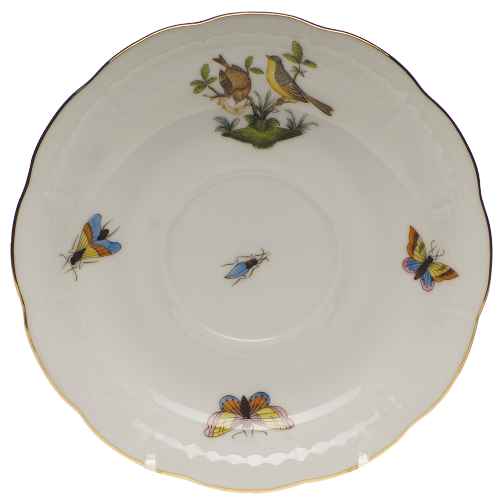 Rothschild Bird Tea Saucer - Motif 07 6"d