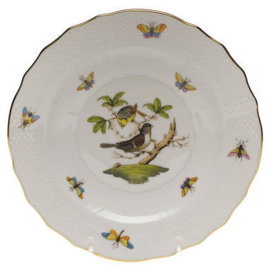 Herend Rothschild Bird Salad Plate - Motif 01 7.5"d