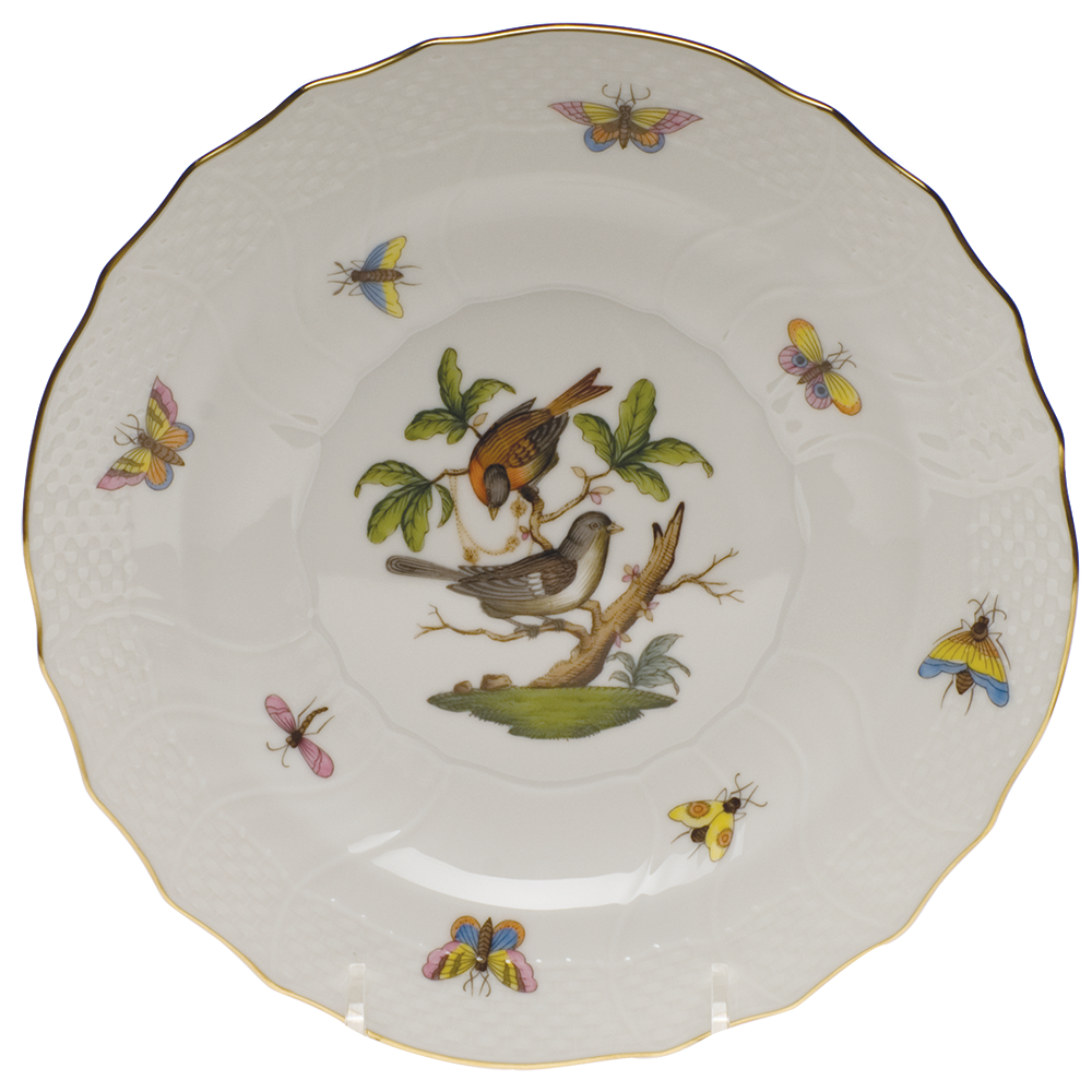 Rothschild Bird Salad Plate - Motif 04 7.5"d