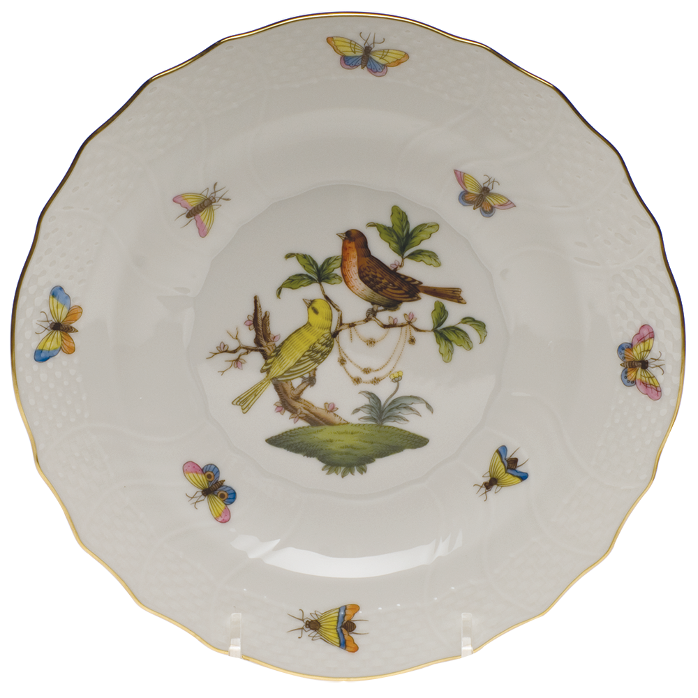Rothschild Bird Salad Plate - Motif 06 7.5"d