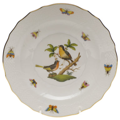 Herend Rothschild Bird Salad Plate - Motif 08 7.5"d