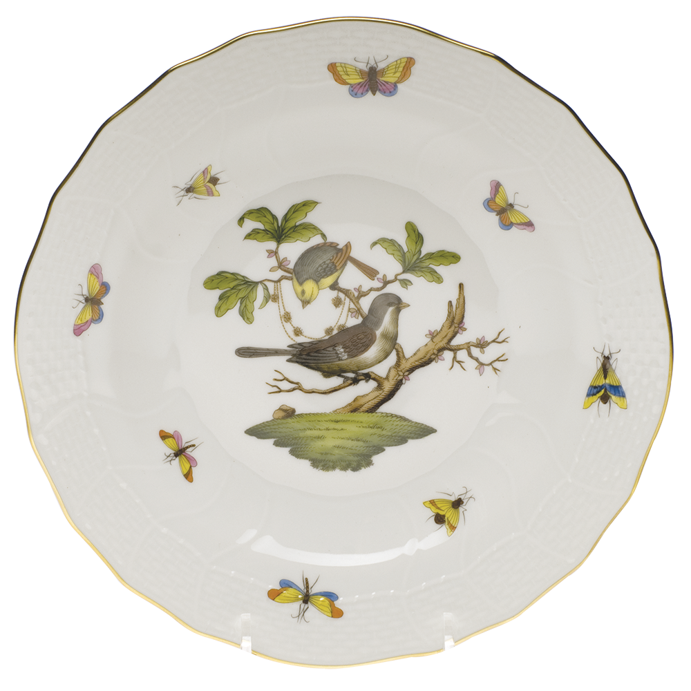 Rothschild Bird Dessert Plate - Motif 01 8.25"d