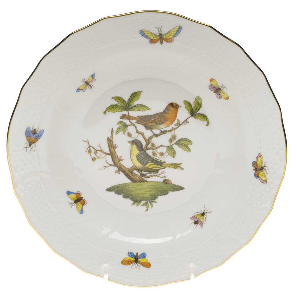 Rothschild Bird Dessert Plate - Motif 03 8.25"d