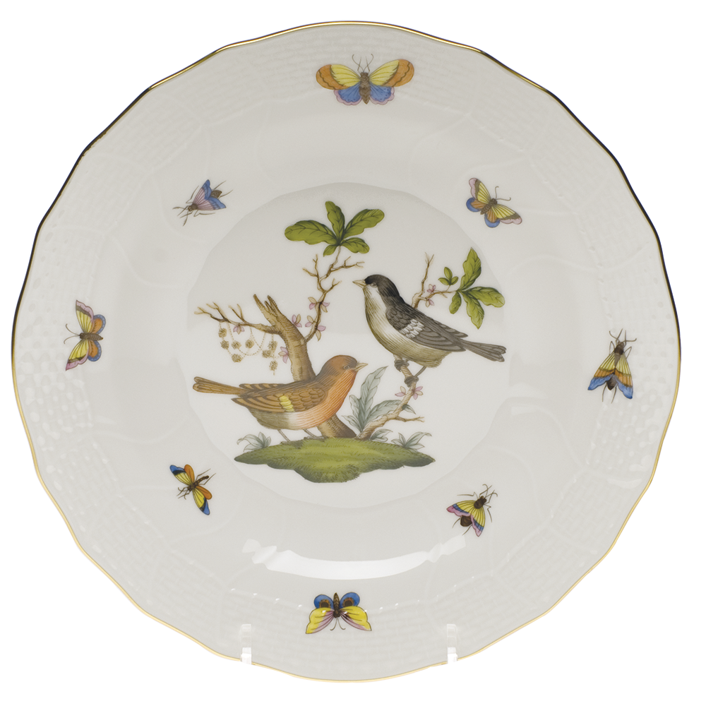 Rothschild Bird Dessert Plate - Motif 05 8.25"d